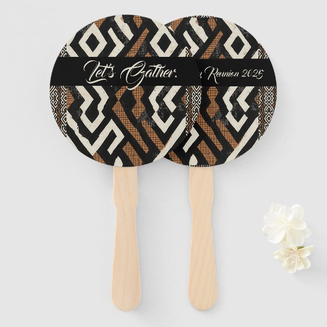 Leque Sophisticated Soulful   (Frente e Verso)