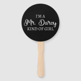 Leque Sou o Sr. Darcy tipo de garota que sou