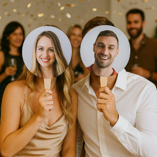 Leque Sr. ou Sra.?   Jogo de Casamento Fotográfico do No