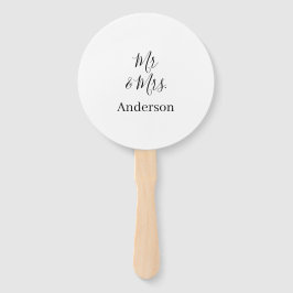 Leque Sr. & Sra. adicionar nome da família data ano casa