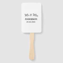 Leque Sr. & Sra. adicionar nome da família data ano casa