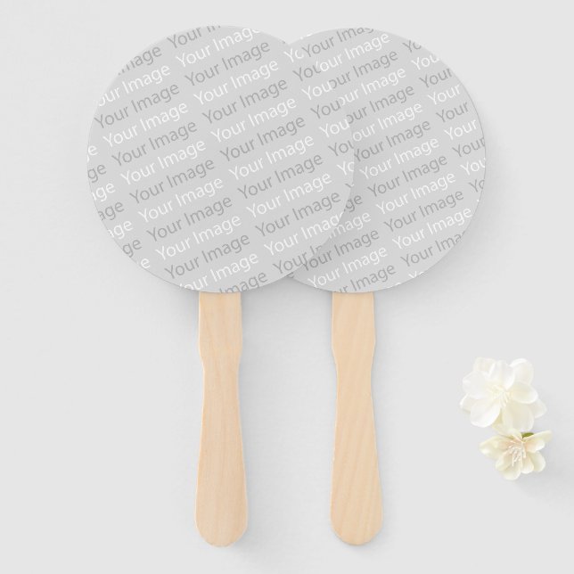 Leque Sua Imagem (Frente e Verso)