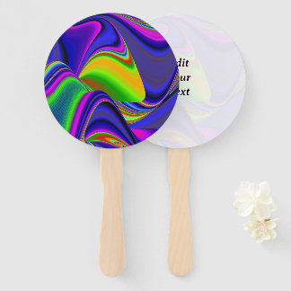 Leque Summerrainbow, Abstrato 3D Rainbowart