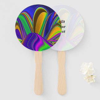 Leque Summerrainbow, Abstrato 3D Rainbowart