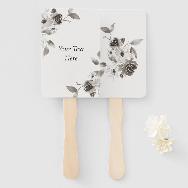 Leque Suprimento de festa do ventilador com tonalidade S (Frente e Verso)