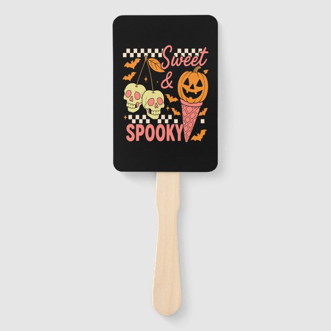 Leque Sweet and Spooky Cute Halloween (Frente)