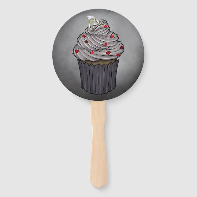 Leque Sweet Proposal Cupcake (Frente)