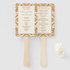 Leque Talavera terracotta Programa de Casamentos Mexican