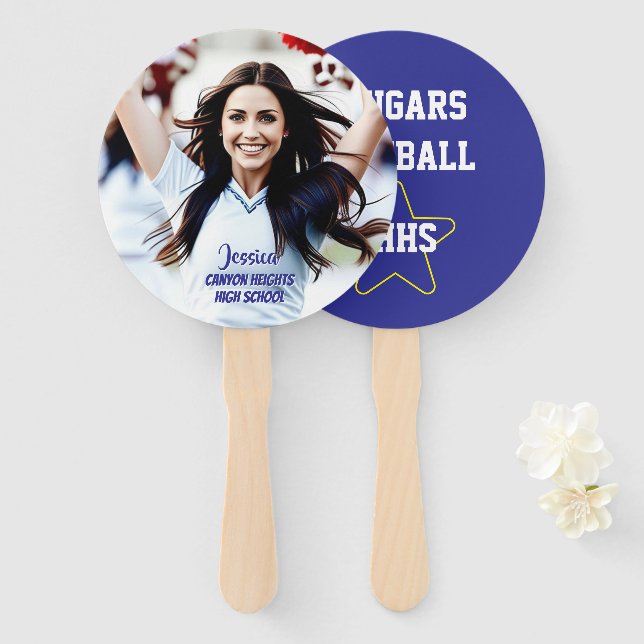 Leque Team Spirit Fan Wavers | Set of 10 Fans (Frente e Verso)