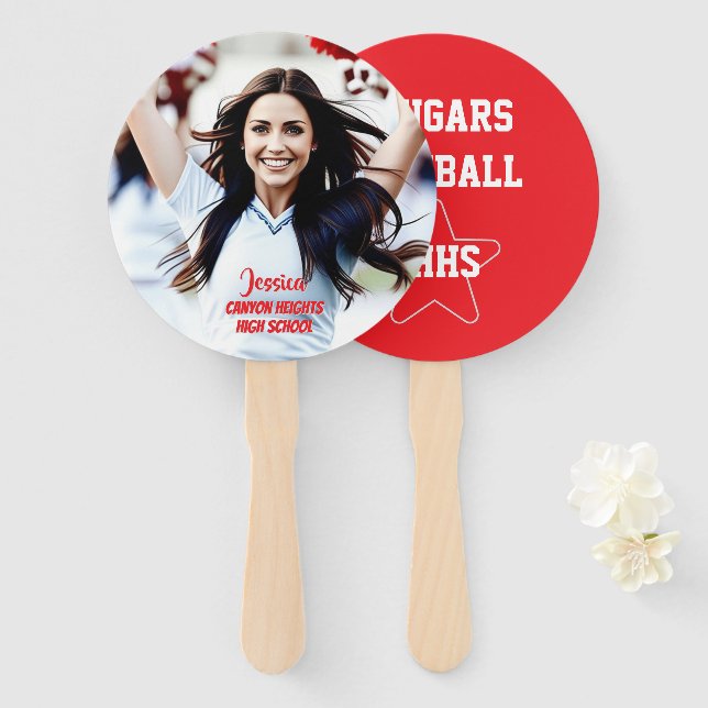 Leque Team Spirit Fan Wavers | Set of 10 Fans (Frente e Verso)