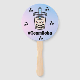 Leque #TeamBoba No Boba Bubble Tea Boba Gender Reveal