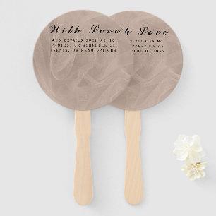 Leque Tecido rosa Texturizado - Qualquer cor