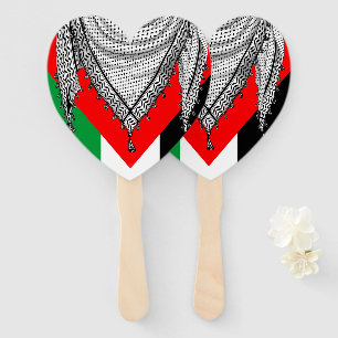 Leque Tecido Tradicional do Keffiyeh Scarf Palestino