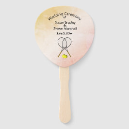 Leque Tema de Casamento de tênis