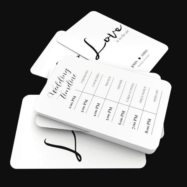 Leque Tema Elegante de Casamento Negro e Branco (Hand fan along with sticks available, customize as per your wedding timeline)