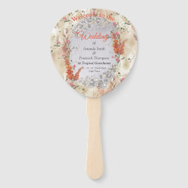 Leque Tema Elegante em tons Neutrais do outono