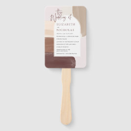 Leque Terracotta Espicado Moderno | Programa Casamento