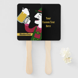 Leque Texto personalizado Conjunto de ventiladores de mã