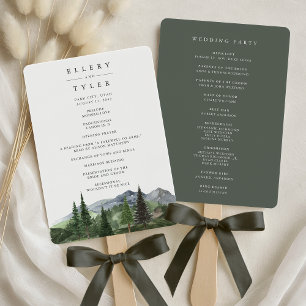 Leque Timberline Programa de Casamento de Florestas de