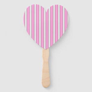 Leque Tiras Rosa Neon Modernas com Efeito 3D