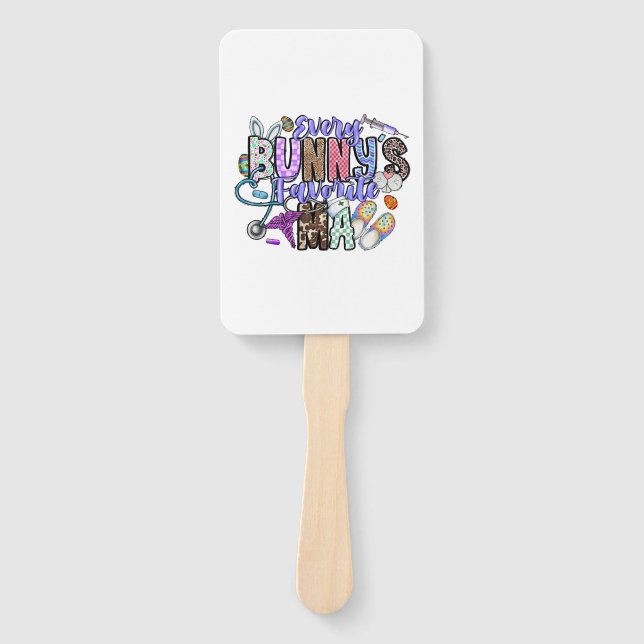 Leque Todas as MÃES Favoritas de Bunnys (Frente)
