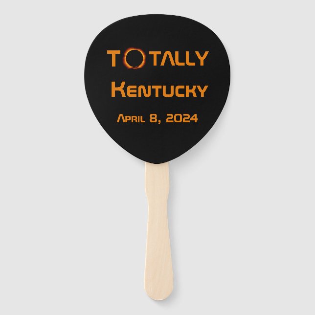 Leque Totalmente Kentucky 2024 Solar Eclipse (Frente)