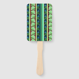 Leque Tradicional Sri Lanka Liyawel (padrão das folhas)