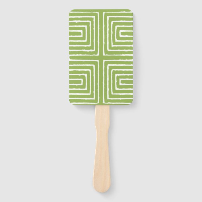 Leque Tribal Maze Pan African Patterne Lama Cloth (Frente)