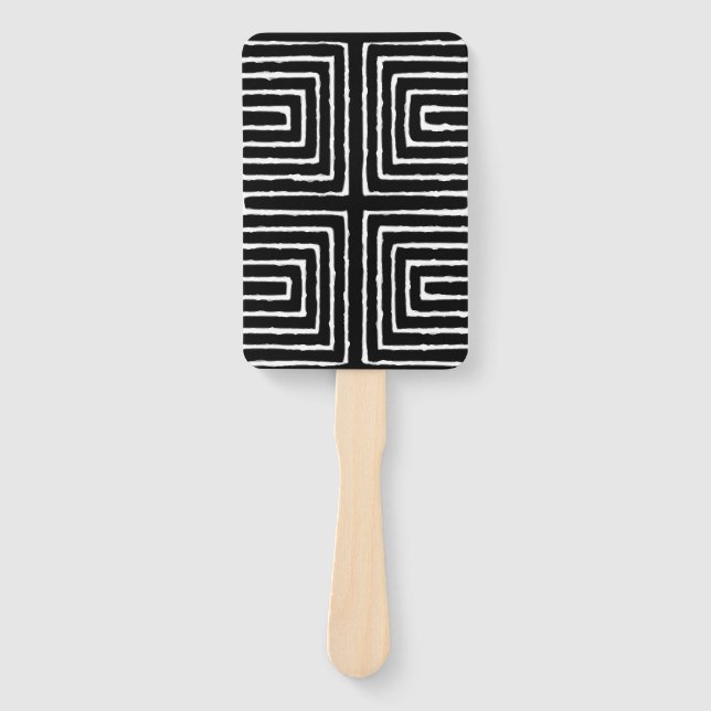 Leque Tribal Maze Pan African Patterne Lama Cloth (Frente)