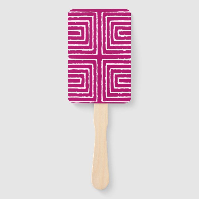 Leque Tribal Maze Pan African Patterne Lama Cloth (Frente)