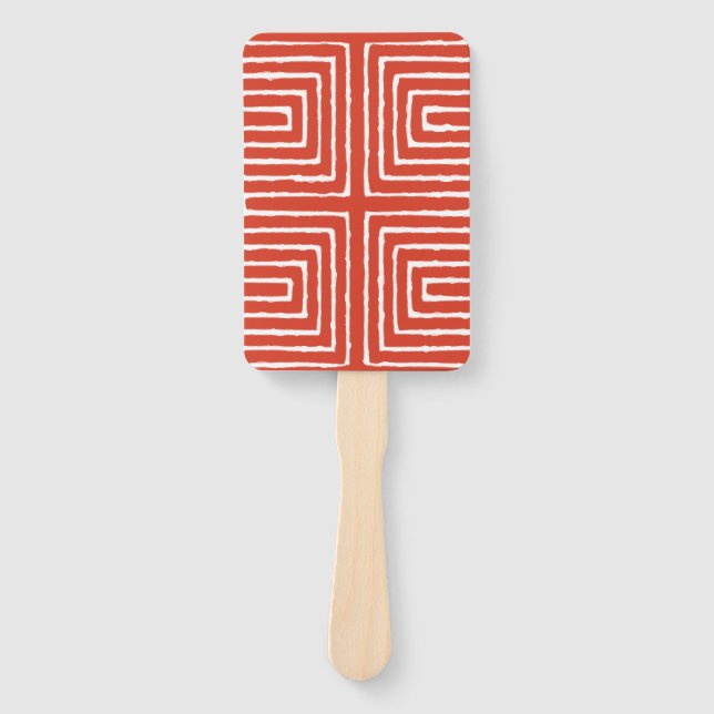 Leque Tribal Maze Pan African Patterne Lama Cloth (Frente)