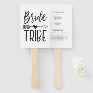 Leque Tribo Bride Casamento de nome personalizado