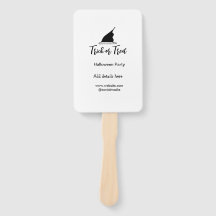 Trick ou trate o chapéu preto do Halloween w