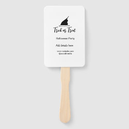 Leque Trick ou trate o chapéu preto do Halloween w