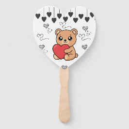 Leque Urso de Pelúcia