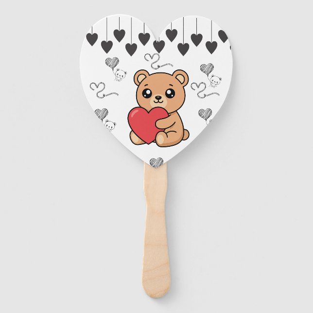 Leque Urso de Pelúcia (Frente)