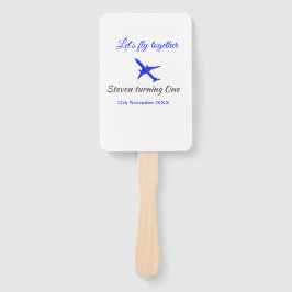 Leque Vamos voa juntos no primeiro aniversário avião da