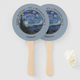 Leque van Gogh's The Starry Night Party Items Collection