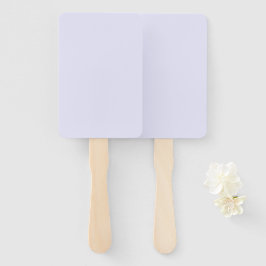Leque Ventaloide Retangular Roxo Lavanda para Evento Ele