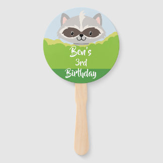 Leque Ventilador da Mão de Animais da Floresta