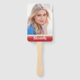 Leque Ventilador da Mão de Graduação do Monograma