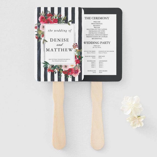 Leque Ventilador da Mão Negra Caviar (Frente e Verso)