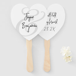 Leque Ventilador de casamento tem e mantém-se dizendo ne