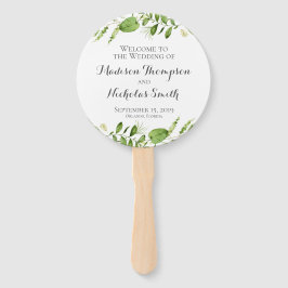 Leque Ventilador do Círculo de Casamento Verde, Verde Ru