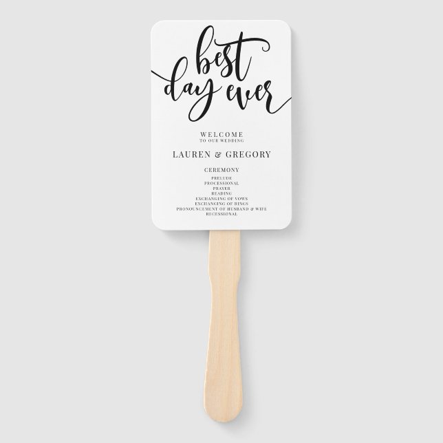 Leque Ventilador do Programa Best Day Ever (Frente)