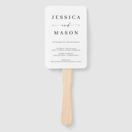 Leque Ventilador do Programa de Casamento de Elegância C