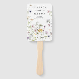 Leque Ventilador do Programa de Casamento de Flores Selv