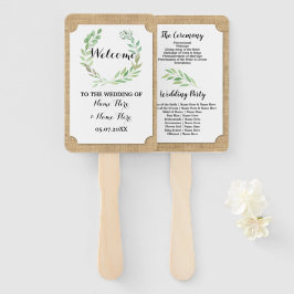 Leque Ventilador do Programa de Casamento outono de Linh