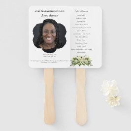 Leque Ventilador do programa funerário espiritual e conf