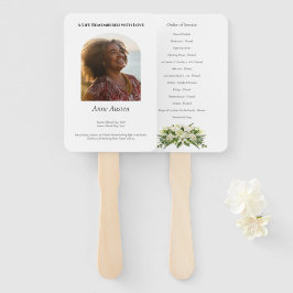 Leque Ventilador do programa funerário espiritual e conf